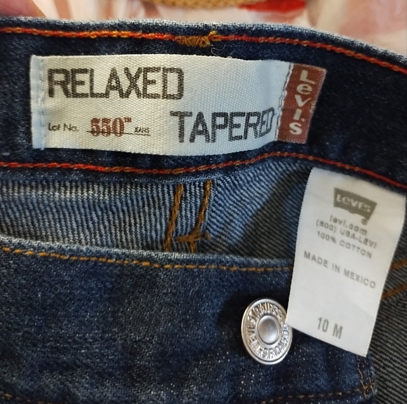 Vtg Levis 550 Jeans Size 10 MIS L Relaxed Tapered Mom High Waist Made USA!!! - Picture 3 of 5